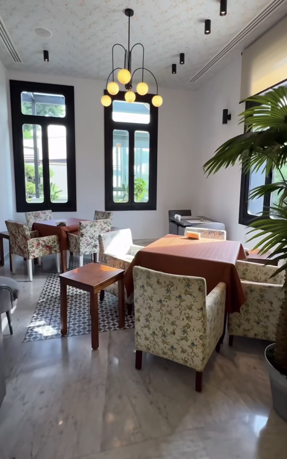 The inner dining room